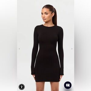 NEW NAKED WARDROBE BLACK DRESS